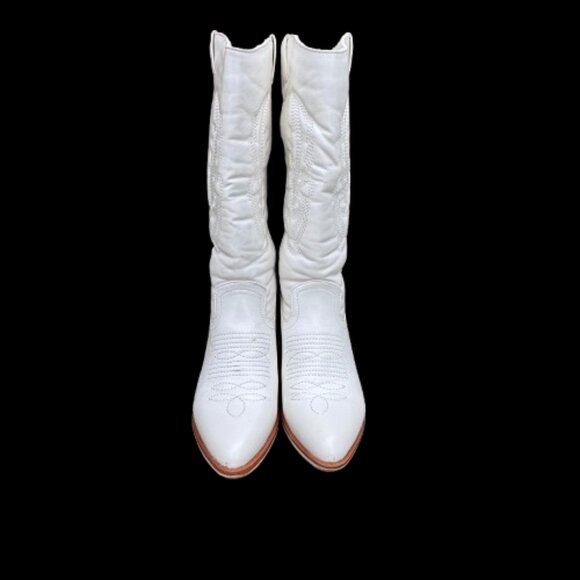 Pierre Dumas Cowgirl Boots Womens Size 8 White - Picture 3 of 13